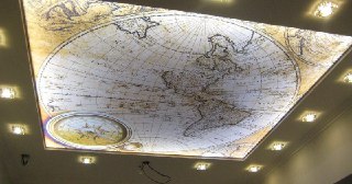 Натяжной потолок с фотопечатью Железногорск, цена от 6145 руб.